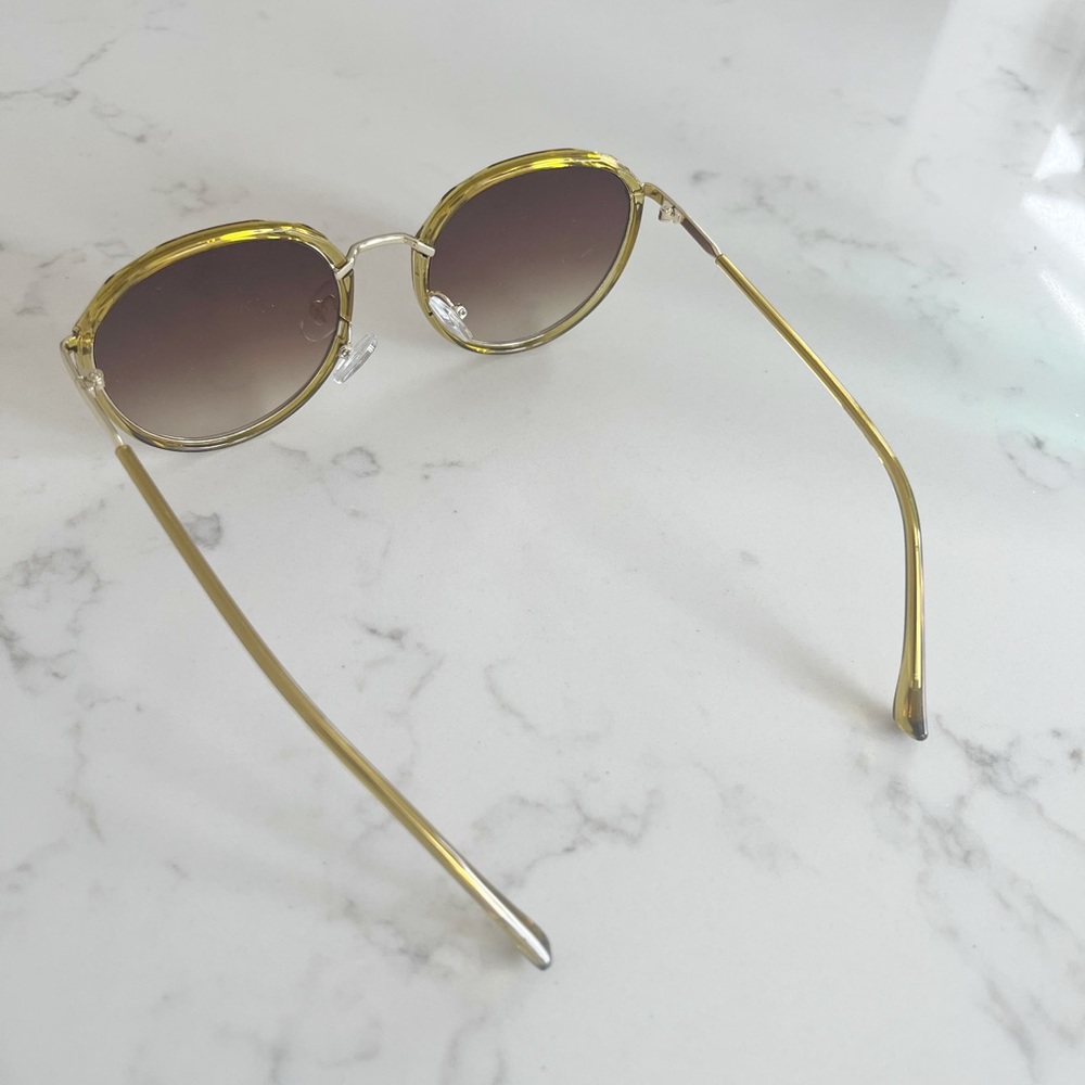 Y2K Retro Vintage Fashion Round Circle Quirky Cool Sunglasses Shades Women’s - Picture 3 of 6